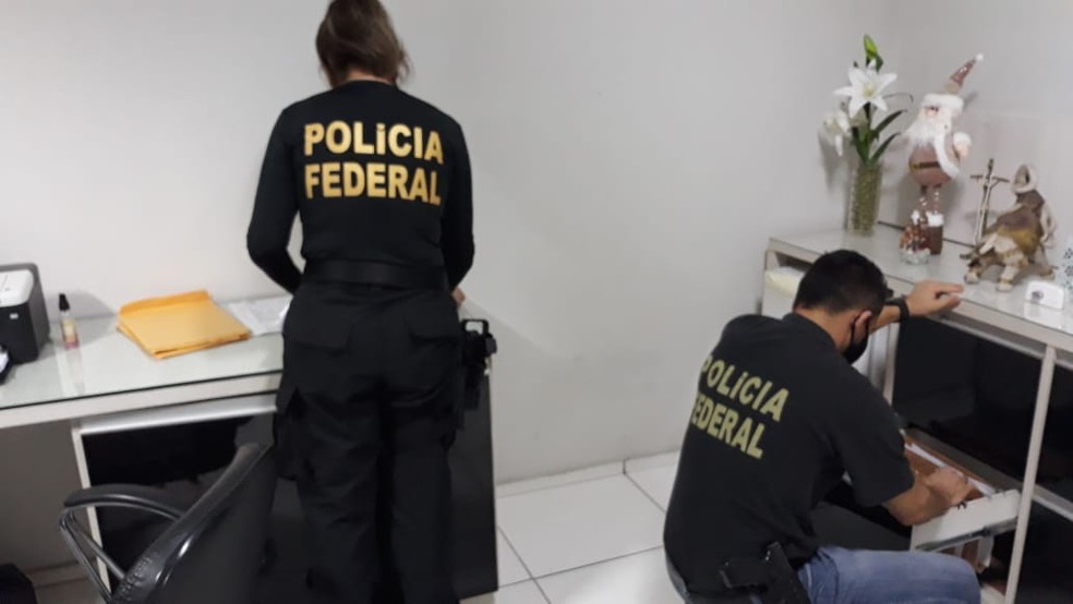 Polícia Federal cumpre mandados de busca e apreensão em Teresina — Foto: Divulgação/Polícia Federal