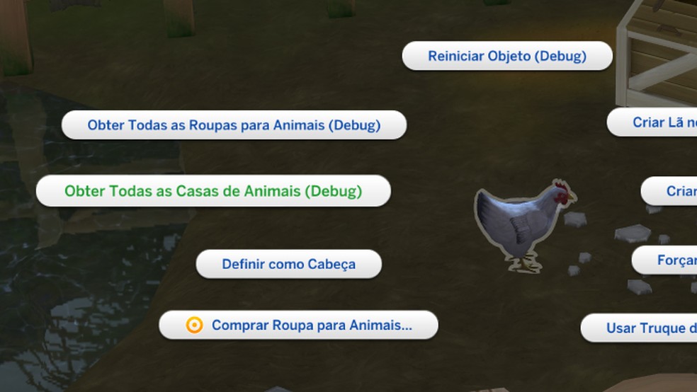 Use o macete para desbloquear a Casa de Pássaros e a Casa do Coelho Selvagem no The Sims 4 — Foto: Reprodução/Tais Carvalho