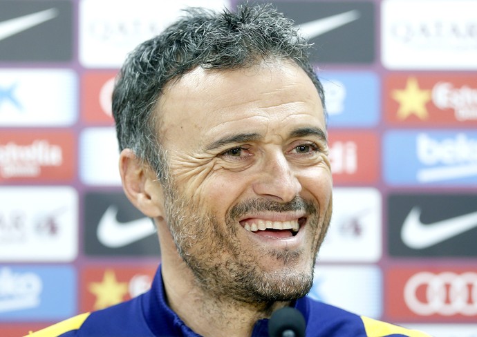 Luis Enrique sorri entrevista coletiva Barcelona (Foto: EFE/Andreu Dalmau) Luis Enrique sorri entrevista coletiva Barcelona (Foto: EFE/Andreu Dalmau)