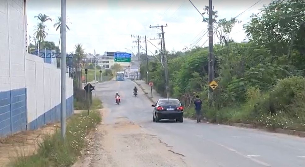 PM reagiu a assalto e matou assaltante em Viana — Foto: Reprodução/TV Gazeta