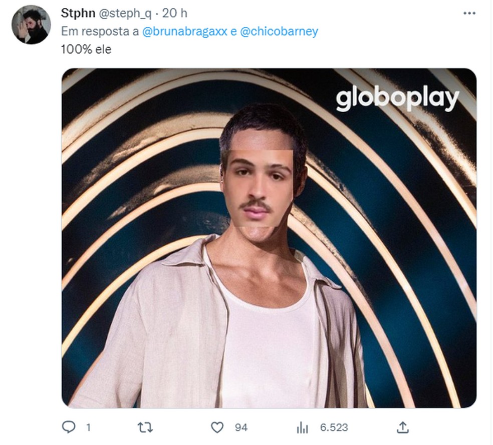 Memes sobre a semelhança de João Gui e Mateus Solano — Foto: Reprodução / Twitter