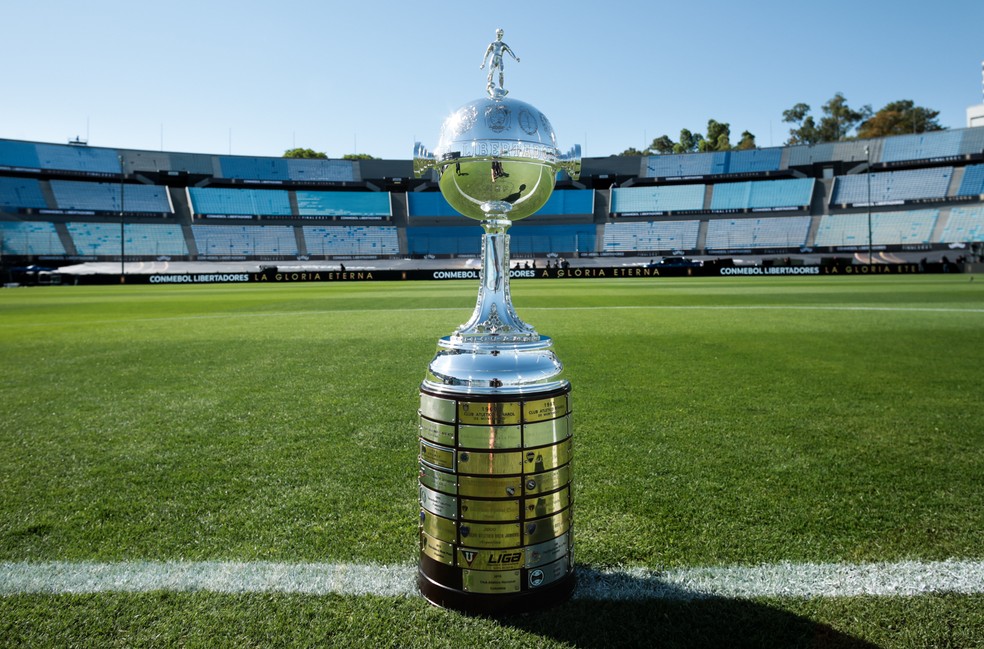 Nove clubes brasileiros disputarão a taça da Libertadores em 2022 — Foto: Divulgação / Conmebol