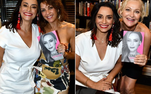 Suzana Pires reúne famosos em noite de autógrafos de seu livro, 'Dona de si'