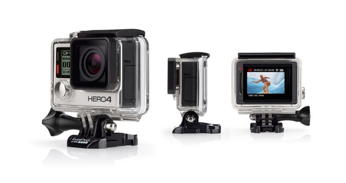 GoPro HERO4 Silver é a primeira câmera da marca com visor (Foto: Divulgação)