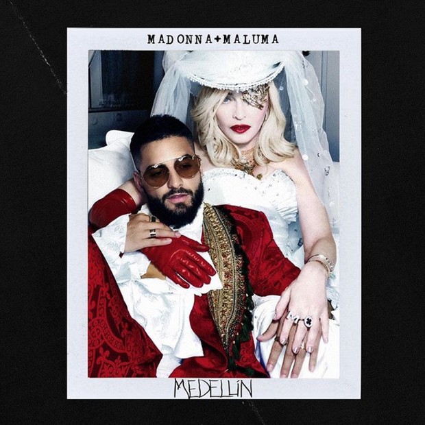 Madonna anuncia parceria com Maluma e revela a capa do single (Foto: Reprodução/Instagram)