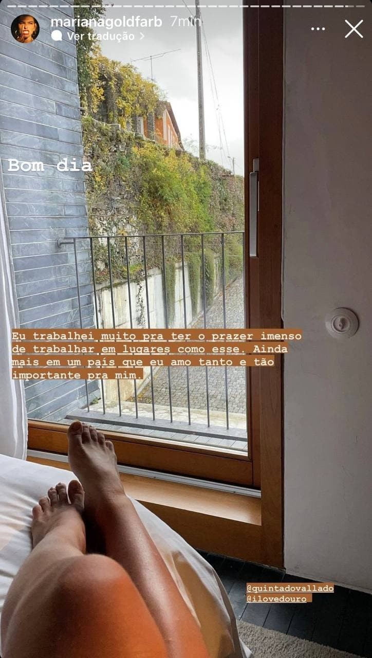 Mariana Goldfarb usa Instagram para falar sobre viagem e trabalho duro (Foto: Reprodução / Instagram)
