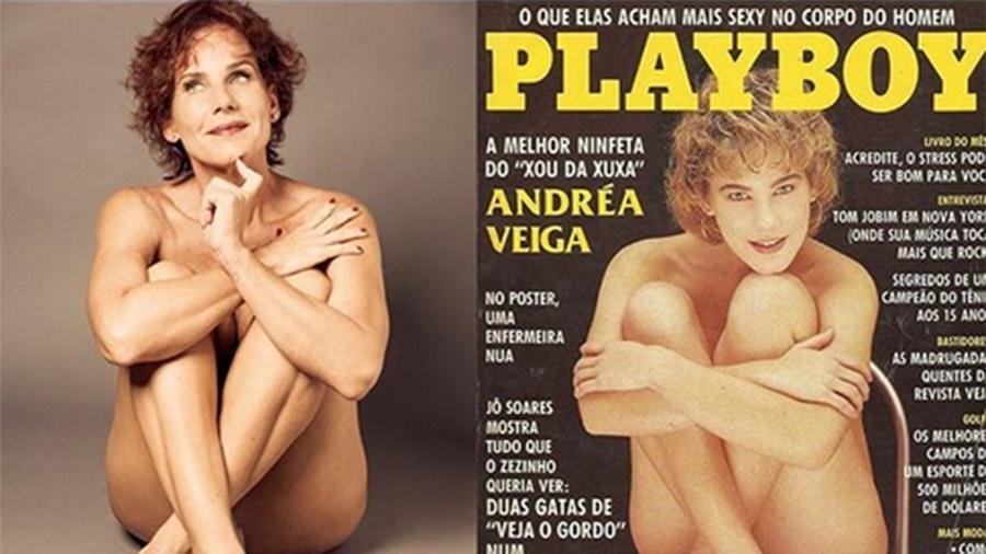 Playboy de Andréa Veiga (Foto: Reprodução )