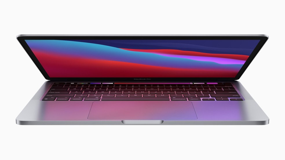 MacBook Pro 2023 possui o chip T2 — Foto: Divulgação/Apple