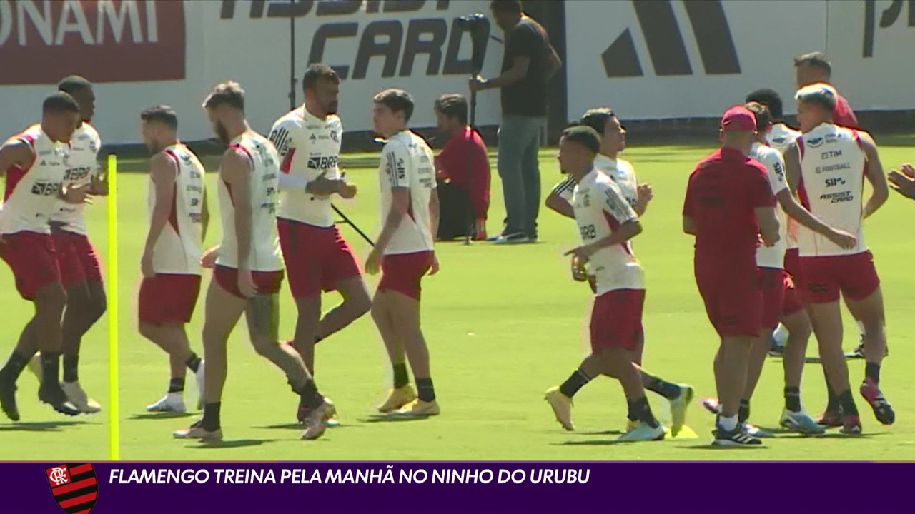 Flamengo treina pela primeira manhã no ninho do urubu