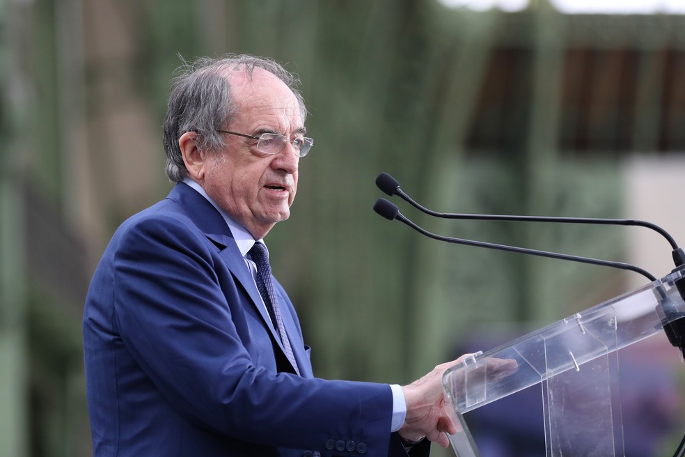 Noel Le Graet, presidente da Federação Francesa de Futebol — Foto: Getty Images