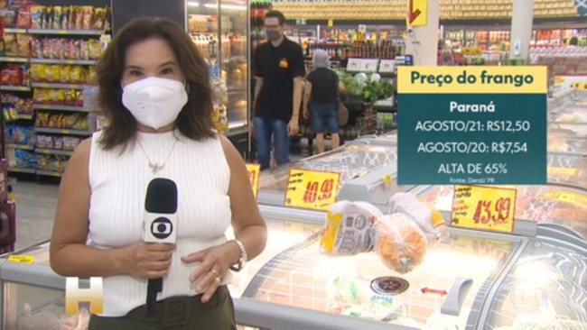 Alta da energia elétrica aumenta preço do frango