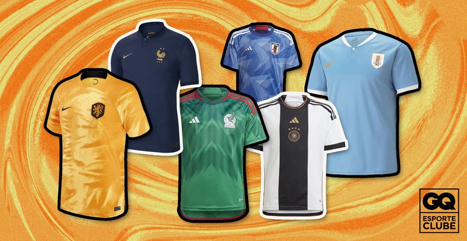 GQ Esporte Clube elege as camisas mais bonitas da Copa do Mundo