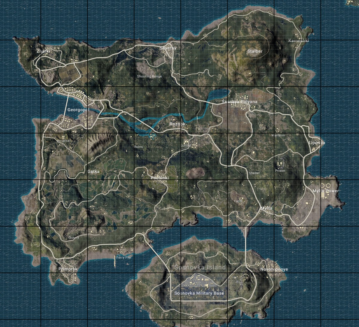 Парамо pubg карта
