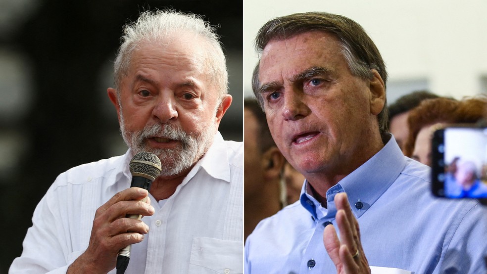 O ex-presidente Lula e o presidente Bolsonaro — Foto: Carla Carniel/Reuters