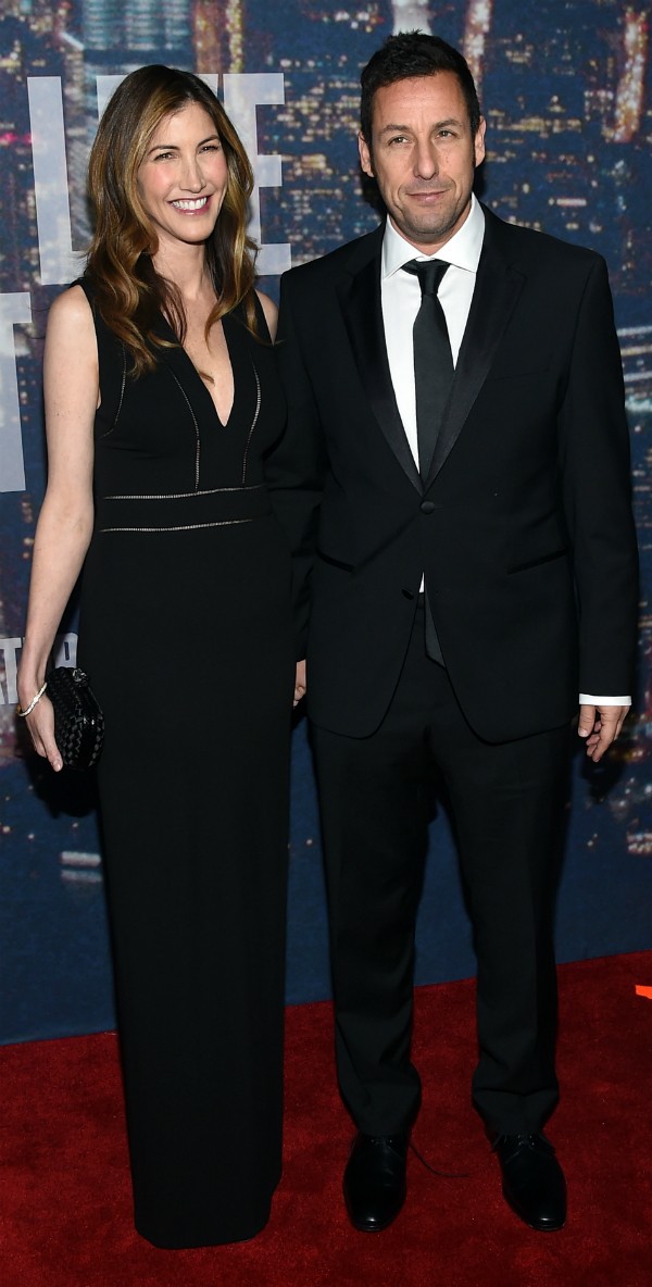 Adam Sandler e sua esposa, Jackie Titone (Foto: Getty Images)