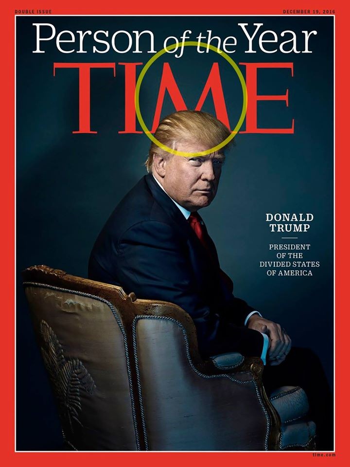 Trump na Time (Foto: Reprodução)