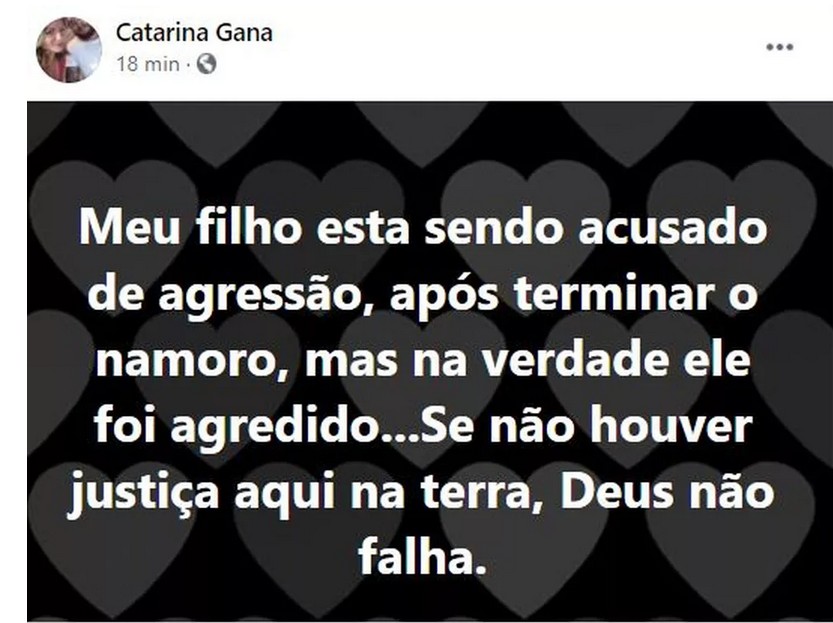 Mãe de João Gana comenta acusação de agressão contra o ator (Foto: Reprodução/Instagram)