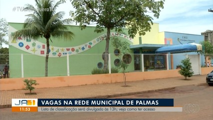 Lista de classificação de alunos da rede municipal de Palmas será divulgada nesta segunda