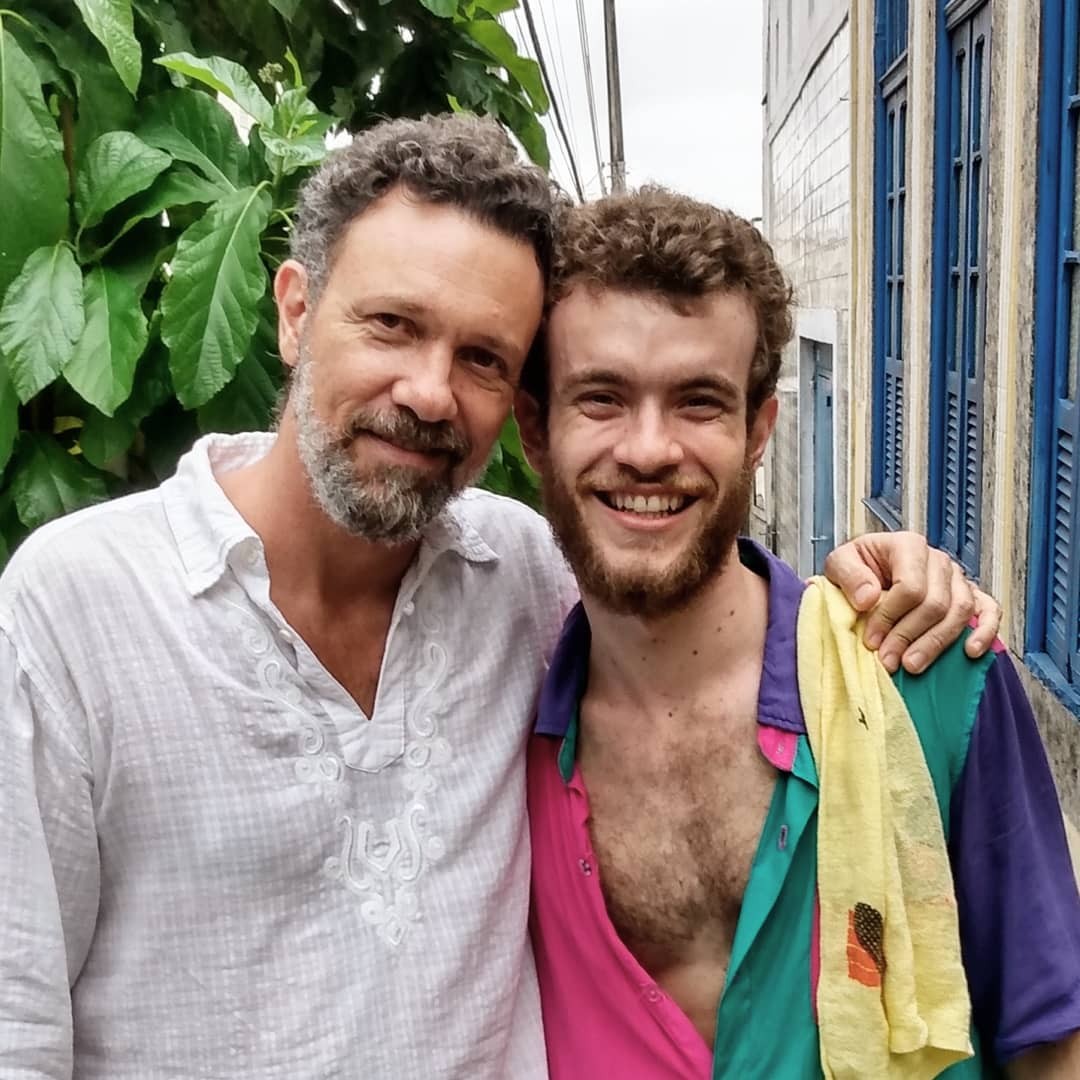 Luiz Nicolau e o filho mais velho, o ator Vitor Thiré (Foto: Reprodução/Instagram)