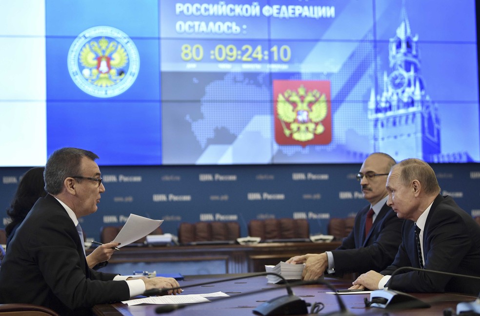 Putin registra candidatura para concorrer à reeleição na Rússia em 2018 (Foto: Sputnik/Alexei Nikolsky/Kremlin)
