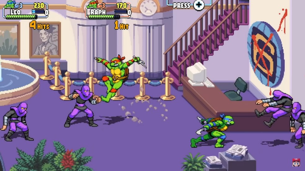 Shredder’s Revenge desperta a nostalgia nos fãs das Tartarugas Ninjas — Foto: Divulgação/Nintendo