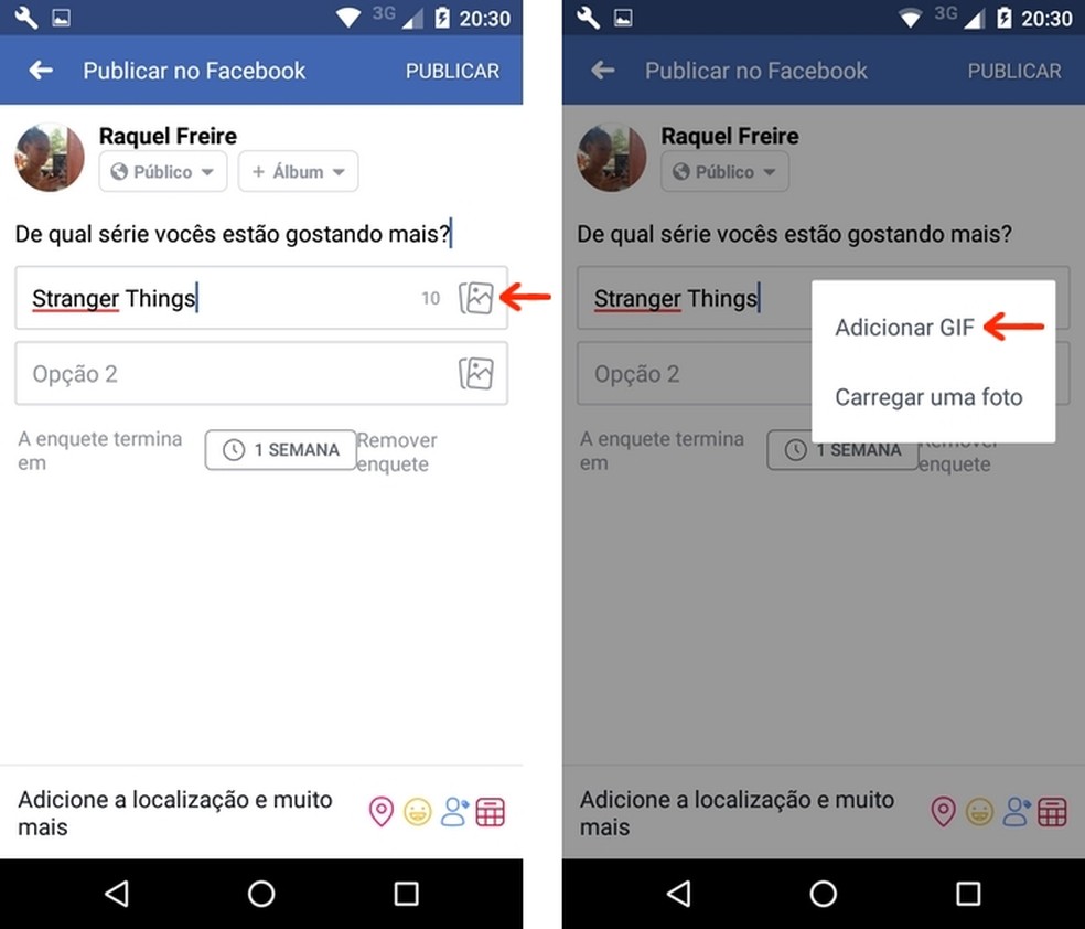 Como Postar Enquete Com Gifs No Facebook Pelo Celular Redes Sociais Techtudo