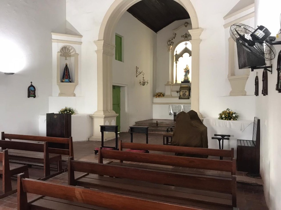 Igreja de Nossa Senhora do Rosário dos Pretos, em Natal.  — Foto: Kleber Teixeira/Inter TV Cabugi