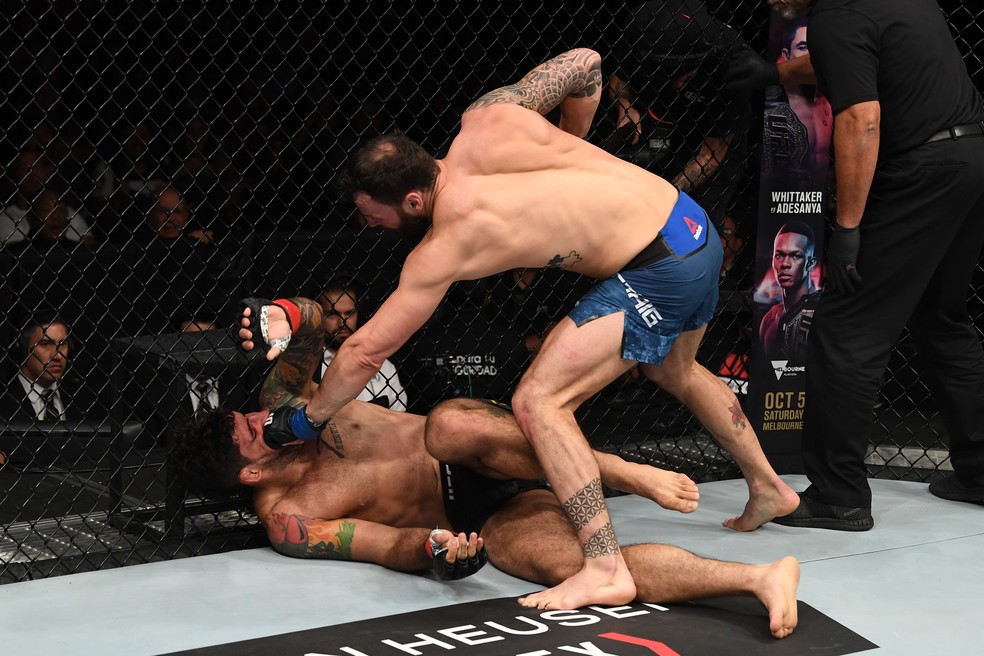 Paul Craig impÃ´s a terceira derrota seguida a VinÃ­cius Mamute no UFC Cidade do MÃ©xico â?? Foto: Getty Images