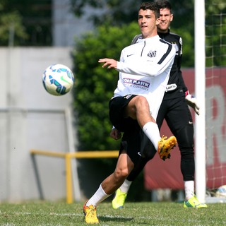 Gustavo Henrique treino Santos (Foto: Guilherme Dionízio/Estadão Conteúdo)