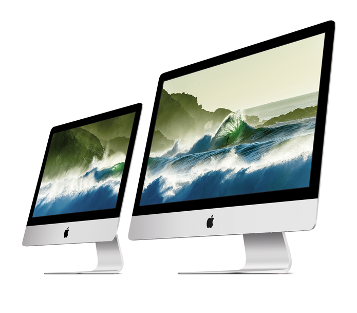 Novos iMac adotam tela Retina nos formatos de 21,5 e 27 polegadas (Foto: Divulgação/Apple)