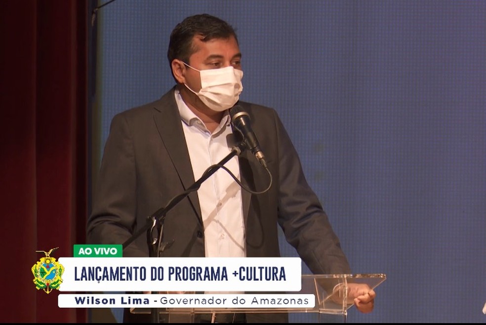 Governador do Amazonas Wilson Lima  — Foto: Reprodução/Governo do AM 