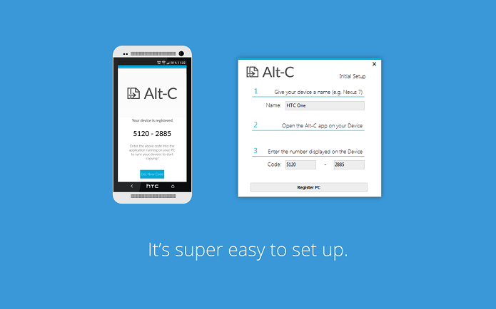 Alt-C ? um app que cria ?rea de transfer?ncia de arquivos de texto entre Android e PCs (Foto: Divulga??o)