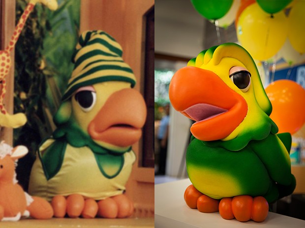 Louro José é camaleão com seus figurinos, mas o papagaio tá conservado (Foto: Divulgação TV Globo)