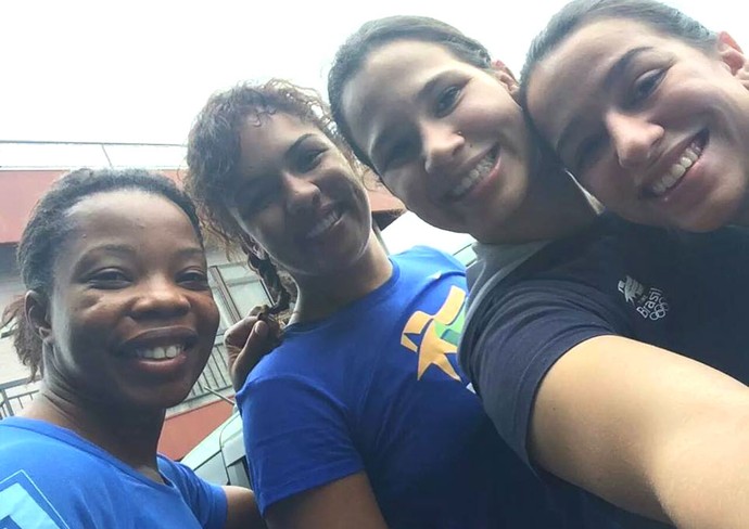 Joice Silva, Aline Silva, Lais Nunes e Giullia Penalber, Luta Olímpica  (Foto: Divulgação / CBLA)