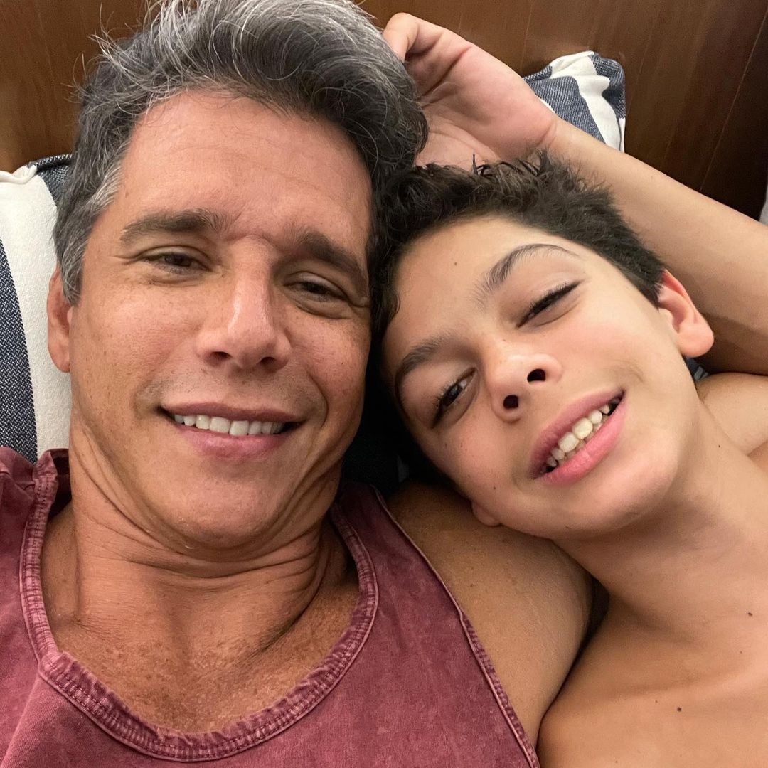 Marcio Garcia e o filho Felipe (Foto: Instagram)