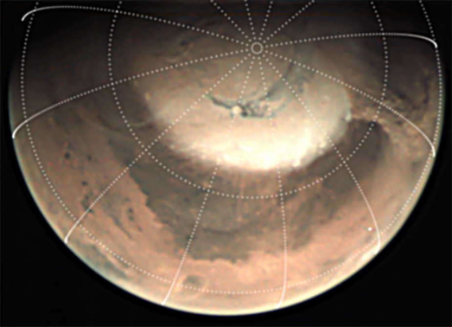 Em Marte, tempestades de poeira formam nuvens parecidas com as da Terra