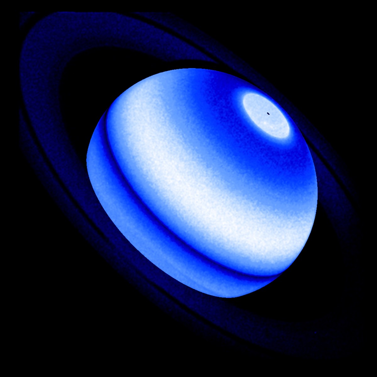 Por primera vez, Hubble muestra que los anillos de Saturno están calentando el planeta |  Espacio