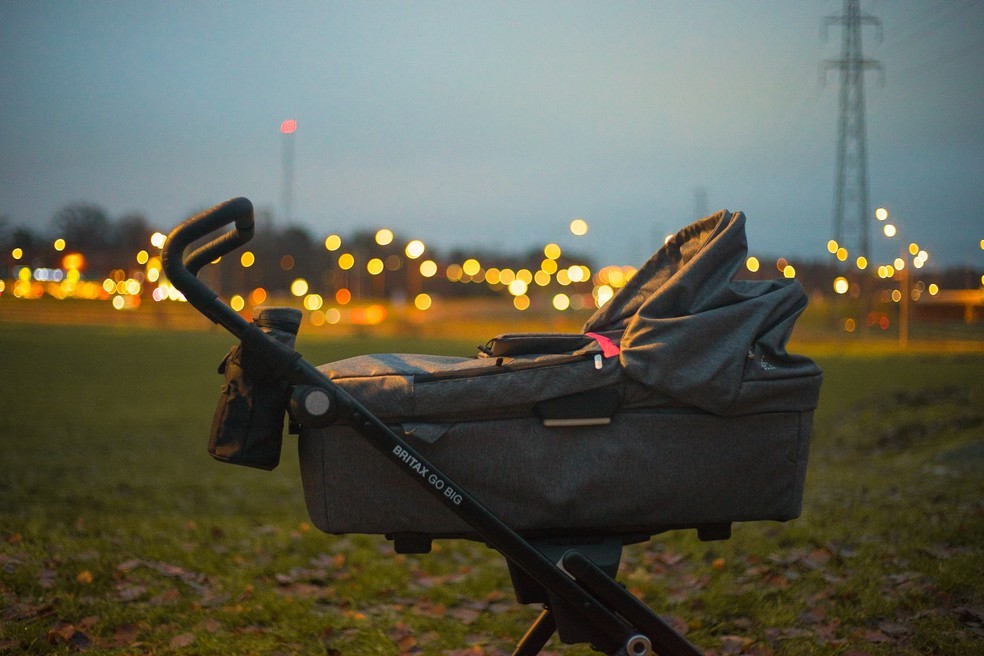 Carrinho de bebê em um parque (Foto: Pexels/Micael Widell)