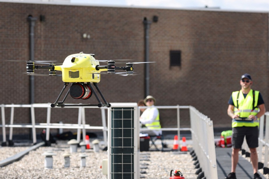 Drone transporta tecido humano na Bélgica, primeira ação do tipo na Europa