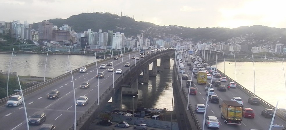 Em Florianópolis e região a temperatura máxima a tarde será de 26°C — Foto: Reprodução/ NSC TV