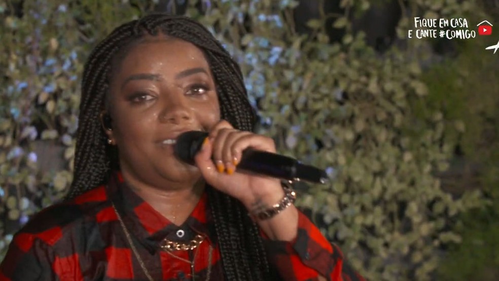 Ludmilla Leva Tombo E Cai Em Piscina Durante Live Enquanto Cantava Musica De Manu Gavassi Pop Arte G1