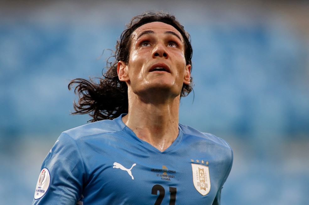 Cavani, atacante do Uruguai — Foto: Divulgação/CONMEBOL