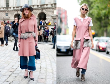 As fashionistas podem aliar o tom a peças que estão em alta, como casacos longos e vestido midi 