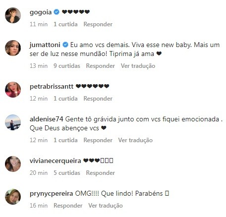 Famosos parabenizam Cláudia Raia pela Gravidez (Foto: Reprodução/ instagram)