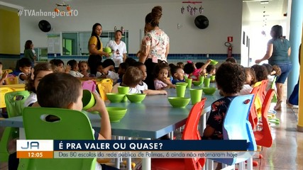 Seis escolas da rede pública de Palmas ainda não retomaram as atividades nesta segunda