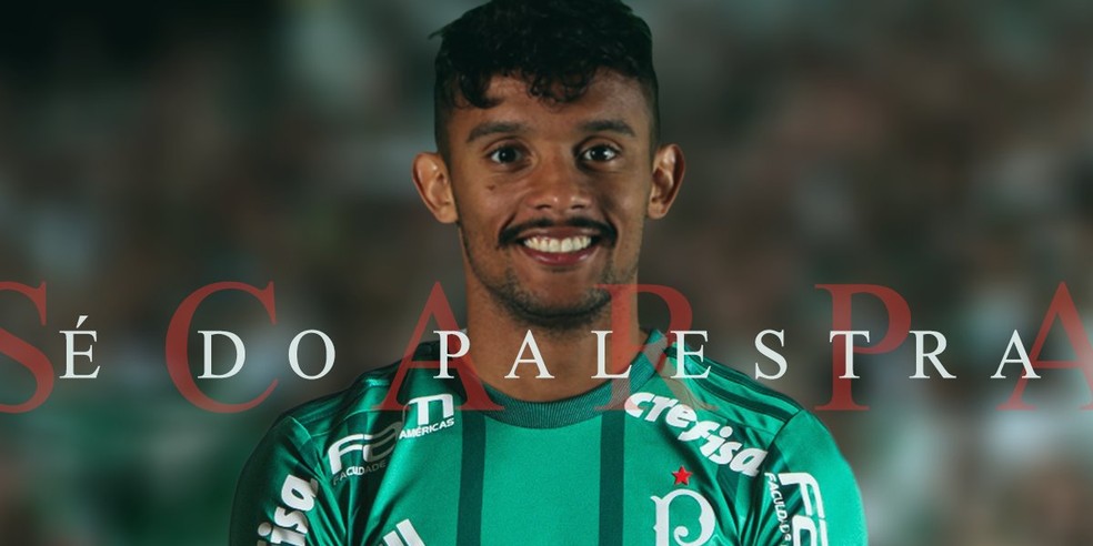 Palmeiras anuncia Gustavo Scarpa (Foto: Reprodução/Twitter)