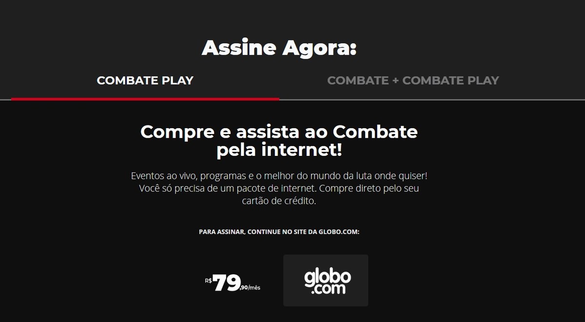 Combate Anuncia Novo Servico Para Atender Fa De Lutas Direto Pela Internet Combate Sportv