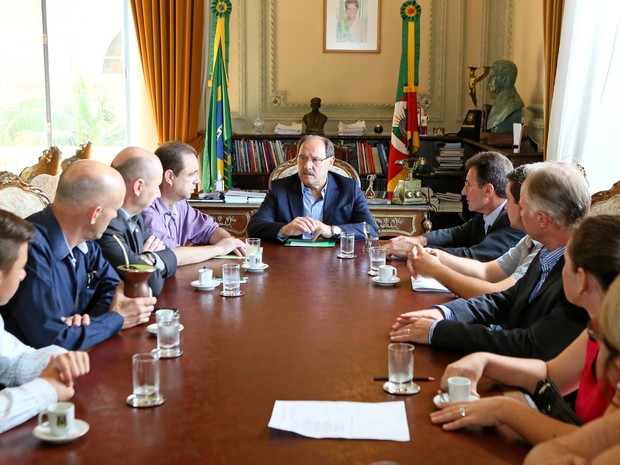 Cafezinho no governo do Rio Grande do Sul (Foto: Divulgação/Palácio Piratini)