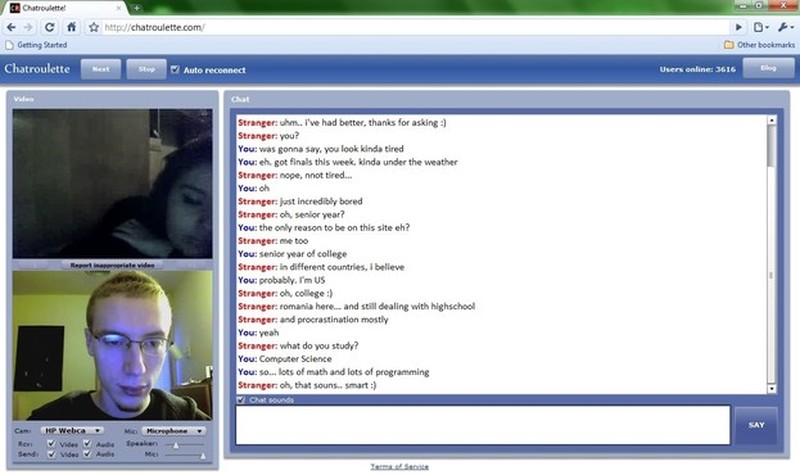 Chatroulette Chat Room
