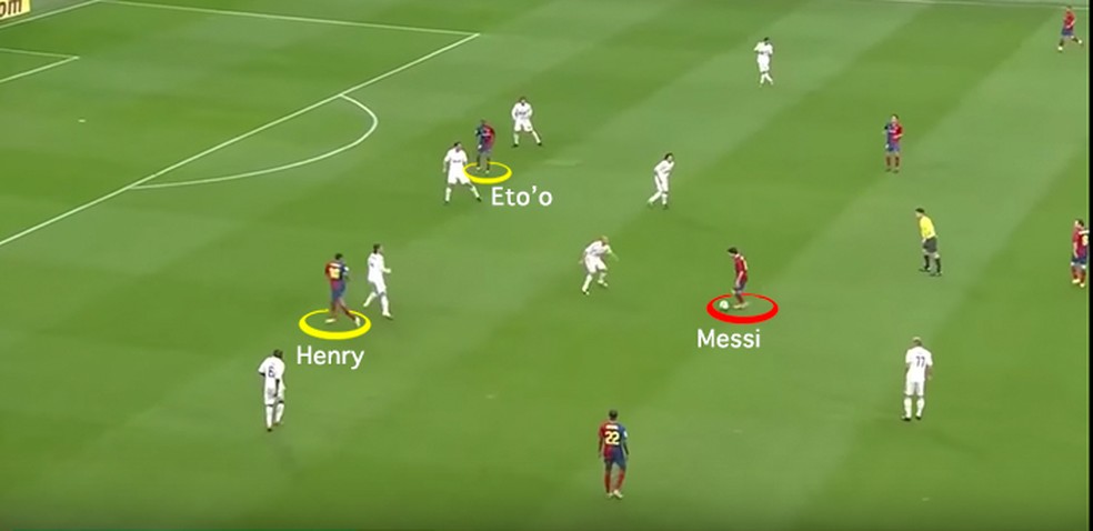 Messi falso nove (Foto: Leonardo Miranda)